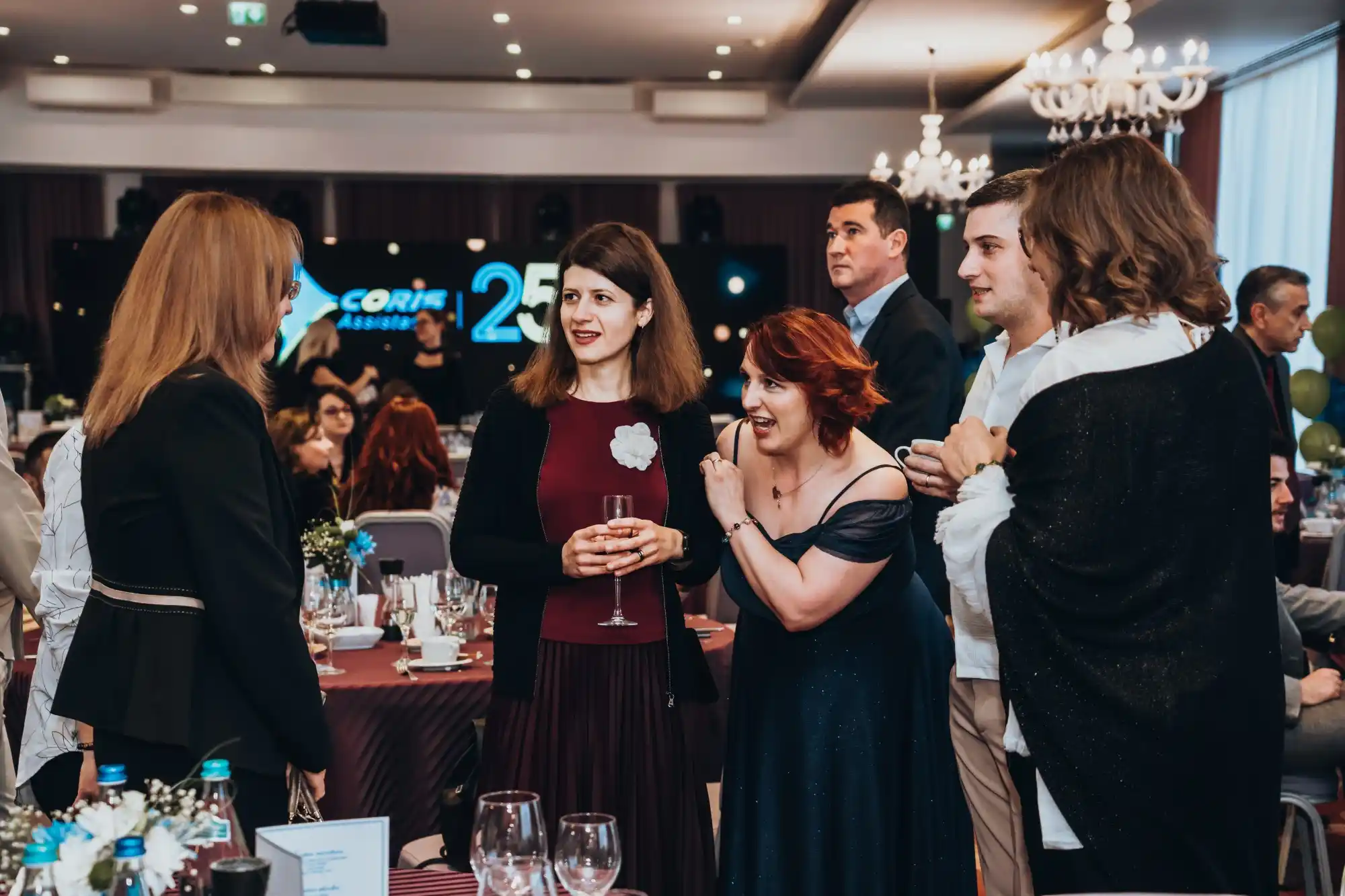 Eveniment corporate — grup gala
